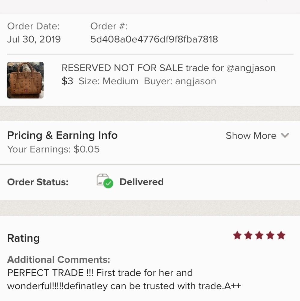 Trade Feedback - image 1